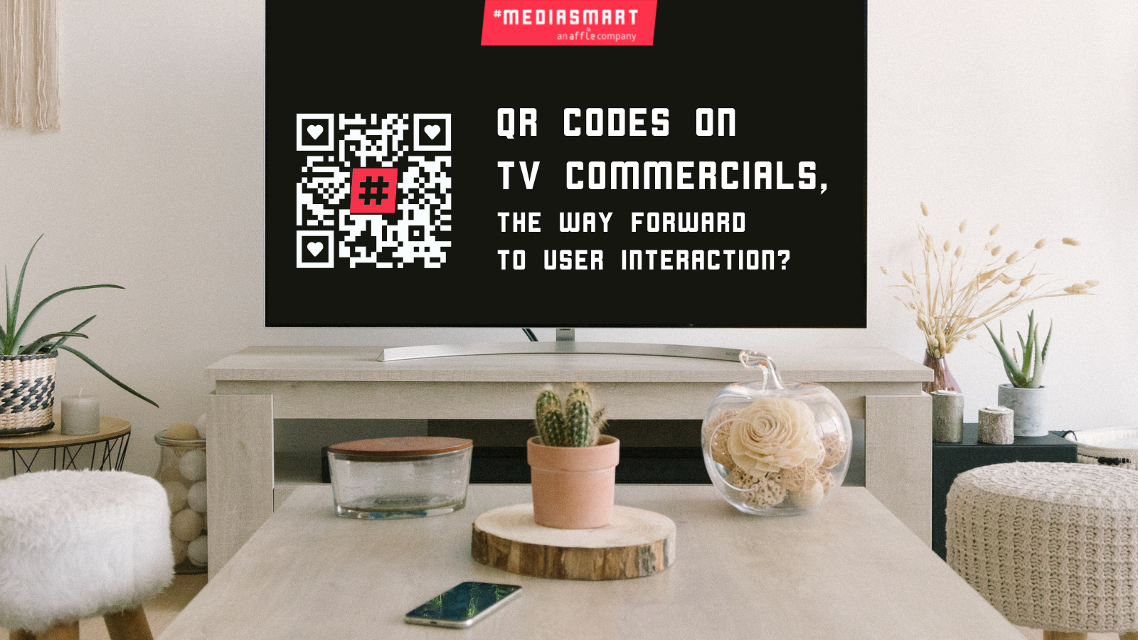 QR codes on TV commercials, the way forward to user interaction?